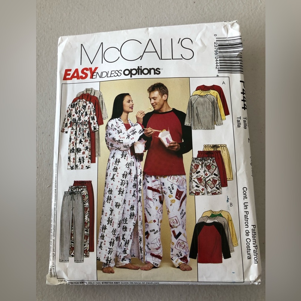 McCall’s Pattern size XL - XXL & Burda Pattern size 10 - 22. NEVER USED.
